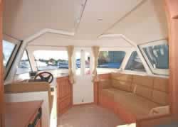 Interior image of boat